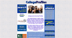 Desktop Screenshot of collegeprofiles.com